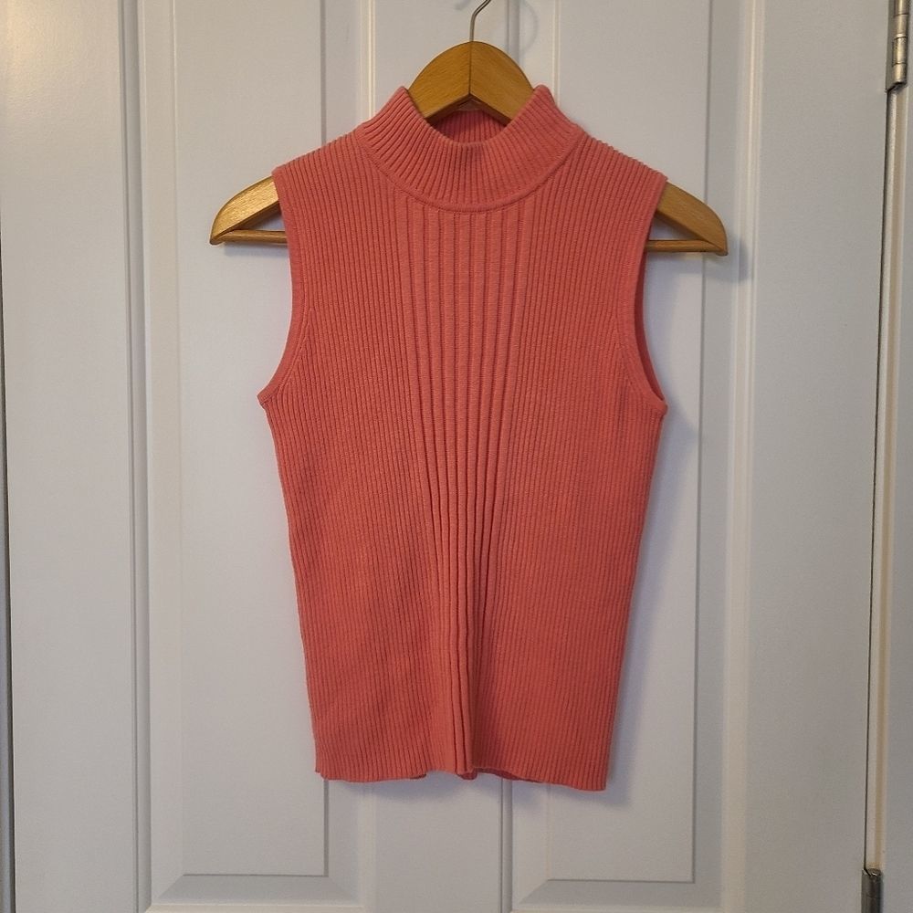 Vintage White Stag, Pink Sleeveless.Sweater 90s Tank Top Size Small 4/6